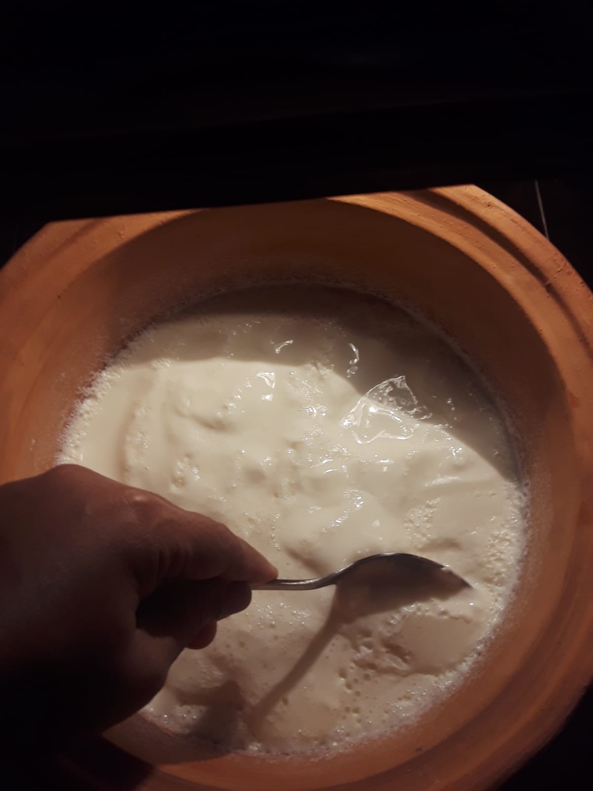Clay pot yogurt in MEC yogurt maker
