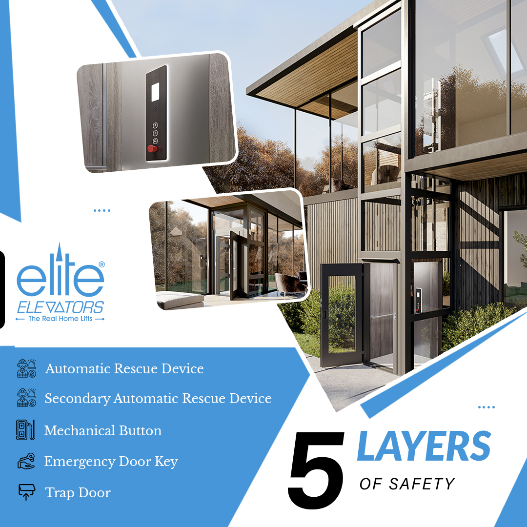 elite elevators five layers of safety