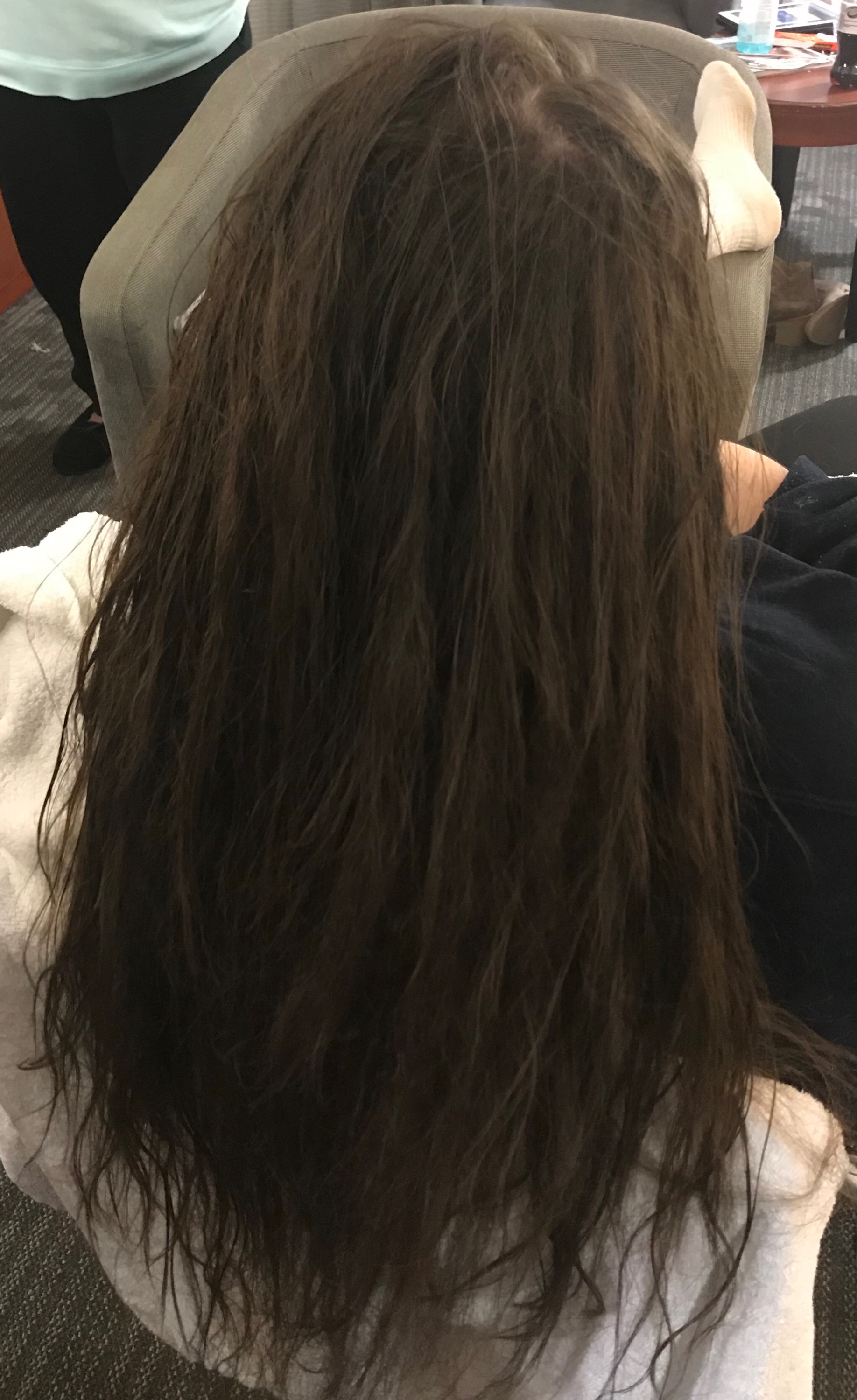 Over 9 months matted hair detangled after 2 days
